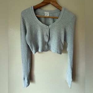 AERIE Gray Knit Crop Top 2 for $22 ❇️